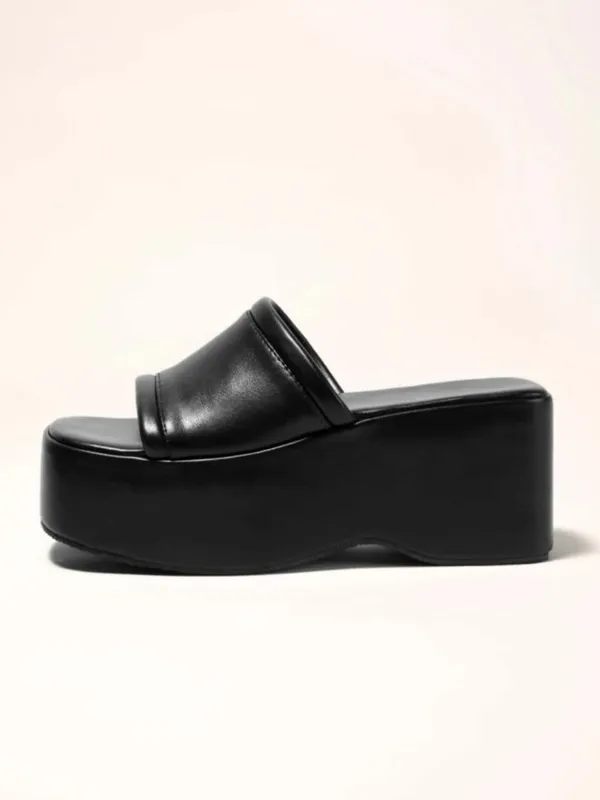 Black_Faux_Leather_Croc_Platform_Wedge_Mule_For_Women