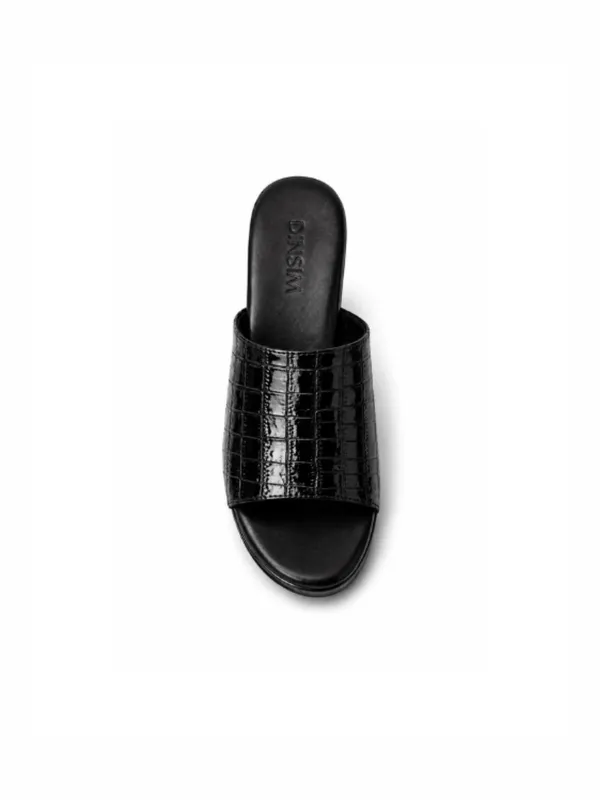 Black_Faux_Leather_Croc_High_Platform_Wedge_Slip-On_Mule_For_Women
