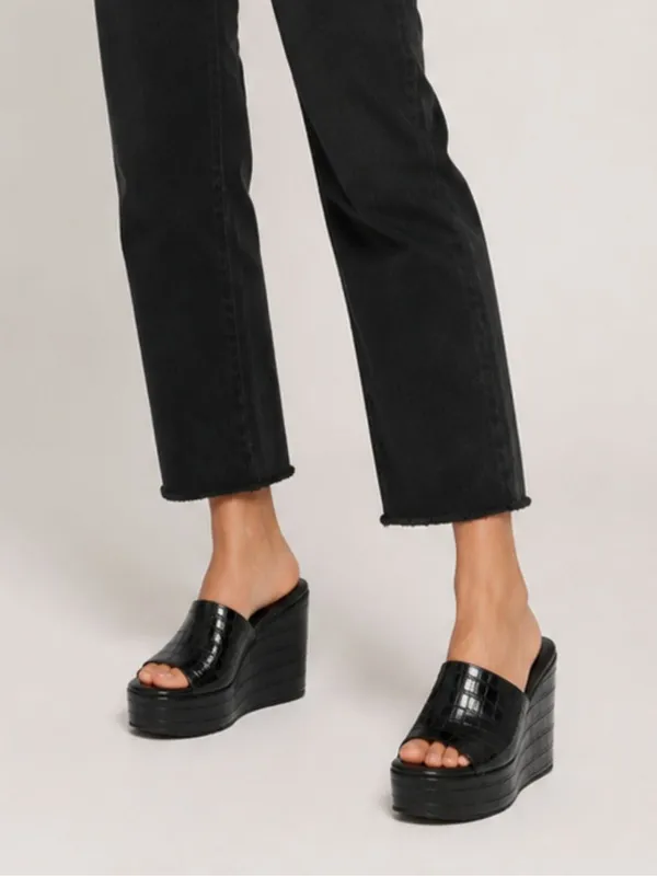 Black_Faux_Leather_Croc_High_Platform_Wedge_Slip-On_Mule_For_Women