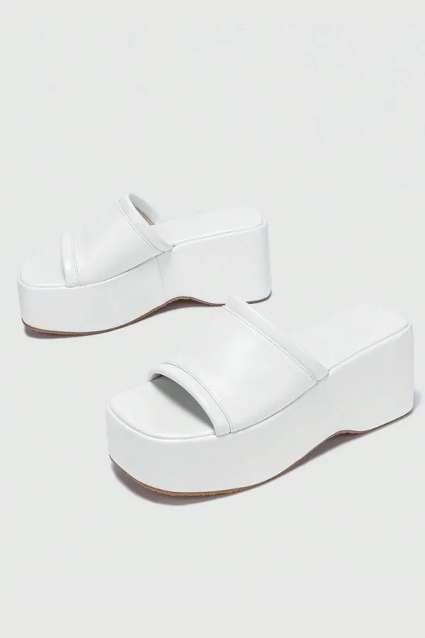 White_Faux_Leather_High_Platform_Wedge_Slip-On_Mule_For_Women