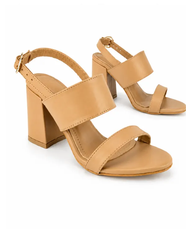 Nude_Faux_Leather_Block_Heel_Ankle_Strap_Sandal_For_Women