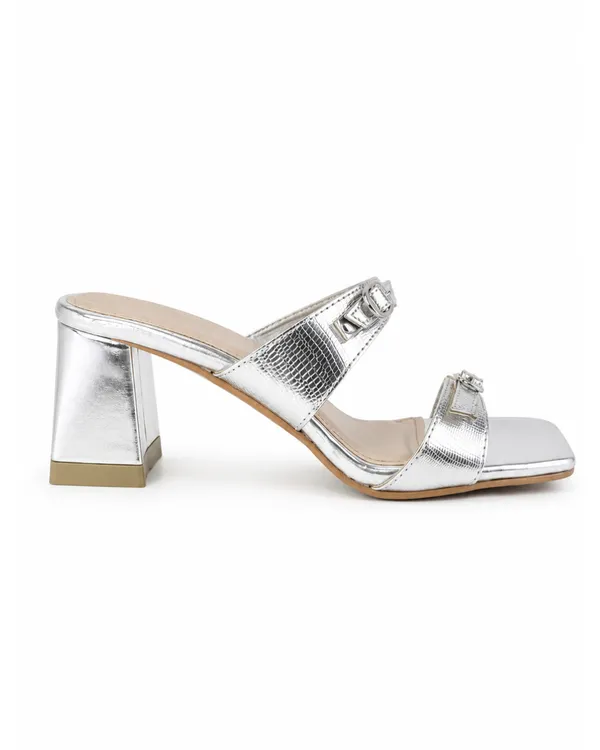 Silver_Faux_Leather_Block_Heel_Sandal_For_Women