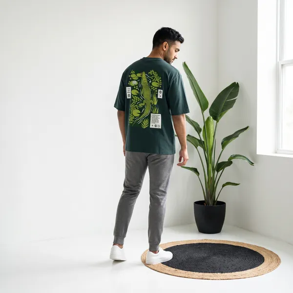 Green_Oversized_Fit_T-Shirt_for_Men
