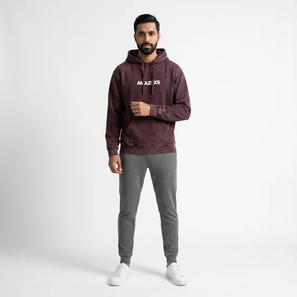Maroon_Textured_Regular_Fit_Hoodie_for_Men