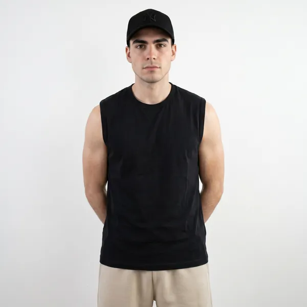 Male_Sleeveless_plain_T-Shirt