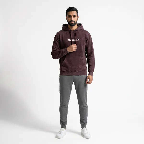 Maroon_Textured_Regular_Fit_Hoodie_for_Men