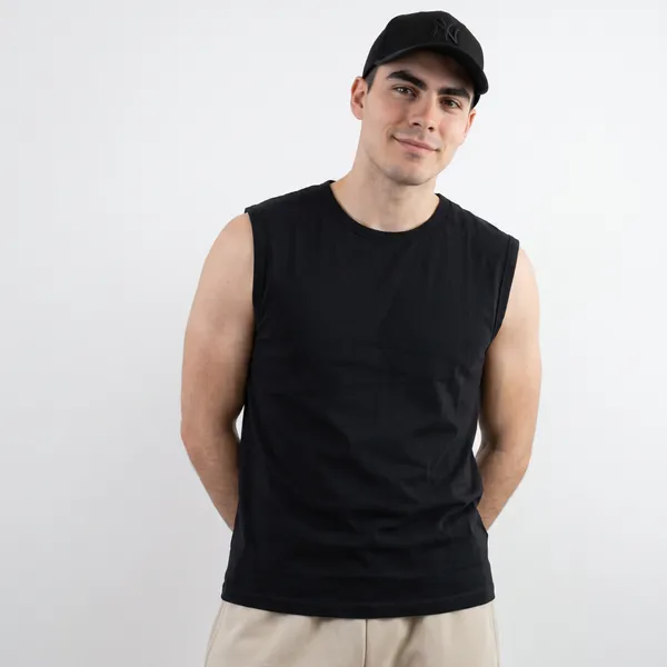 Male_Sleeveless_plain_T-Shirt