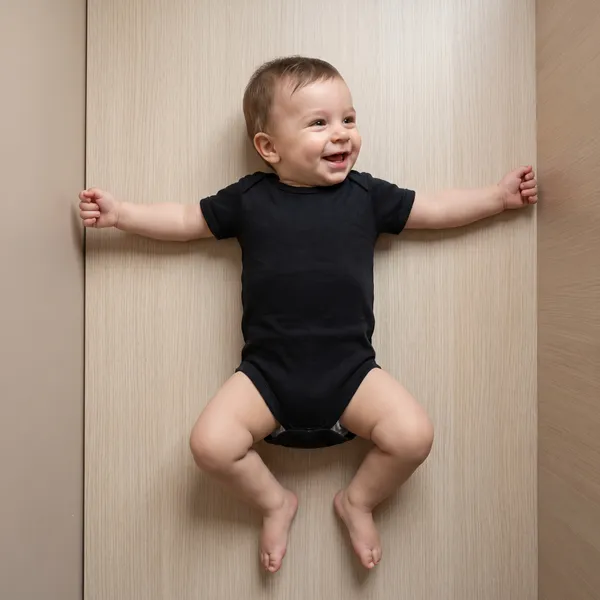 Black_Short_Sleeve_Baby_Bodysuit_for_Infants