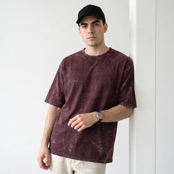 Maroon_Oversized_Fit_T-Shirt_for_Men