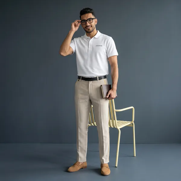 White_Regular_Fit_Polo_T_Shirt_For_Men