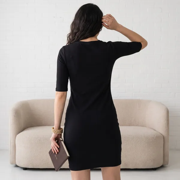 Black_Short_Sleeve_Mini_Dress_for_Women
