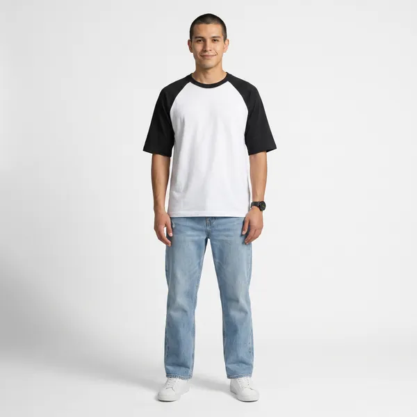 Unisex_Oversized_Raglan_plain_t_shirt