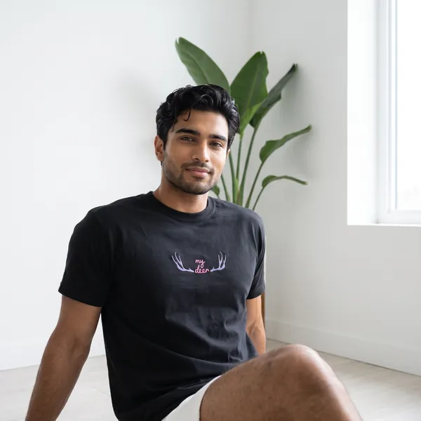 Black_And_White_Casual_T-Shirt_And_Shorts_Set_for_Men