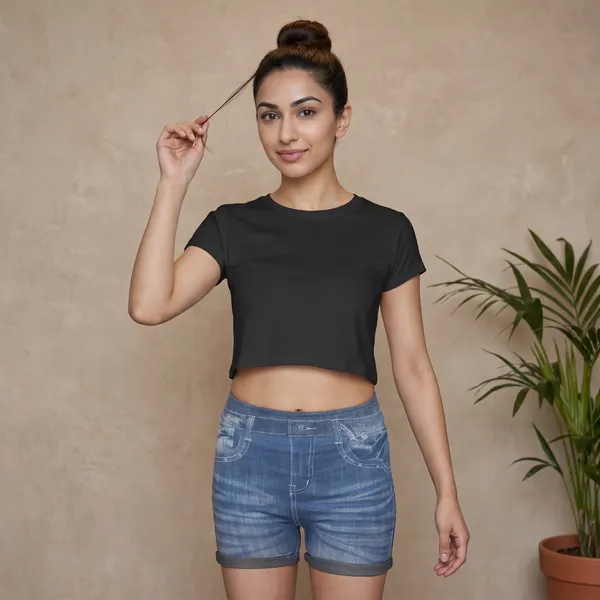 Black_Short_Sleeve_Crop_Top_for_Women