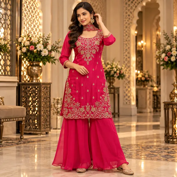 Tomato_Red_Plazo_Set_For_Women