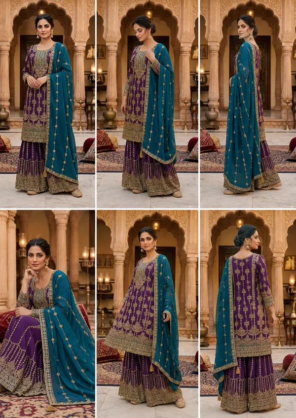 Purple_Cotton_Kurta_Set_For_Women