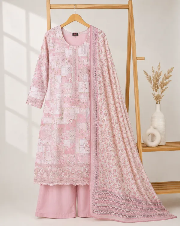 Pink_Cotton_Unstitched_Kurta_Set_For_women