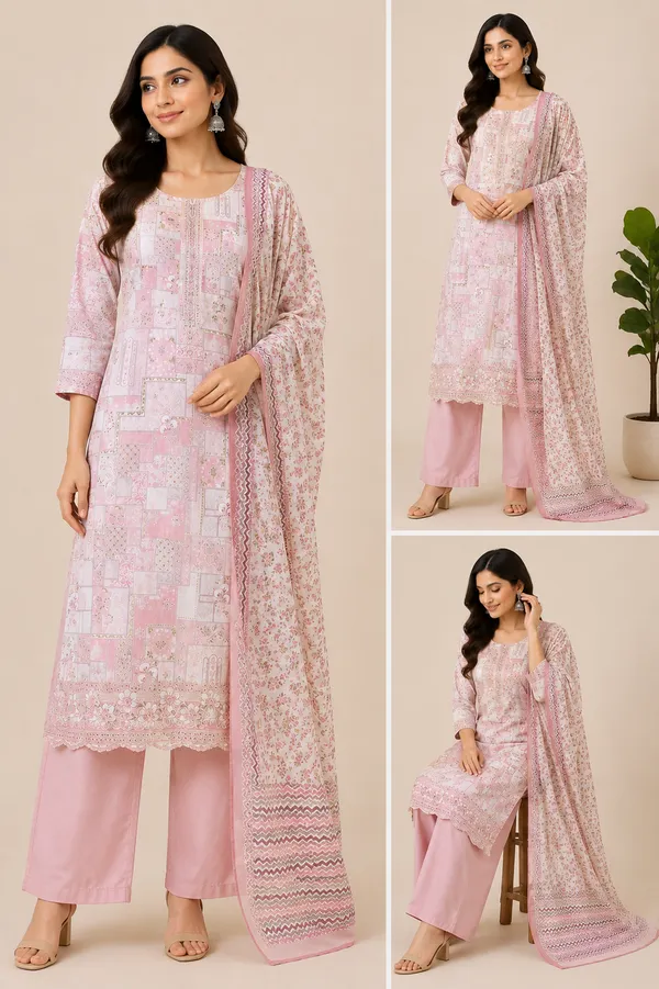 Pink_Cotton_Unstitched_Kurta_Set_For_women