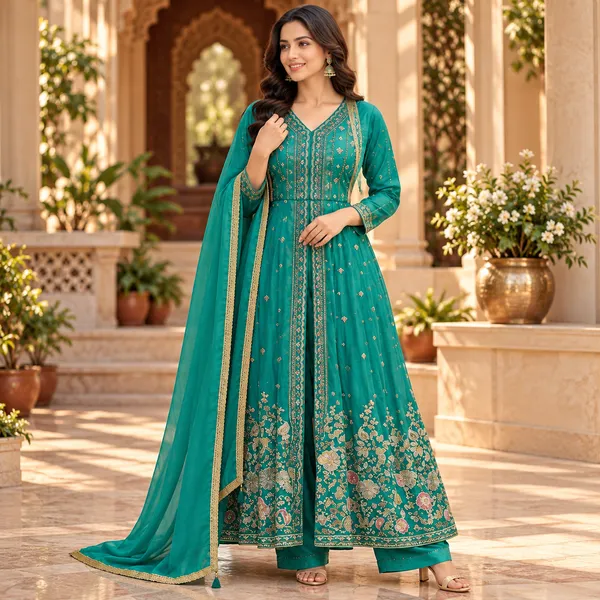 Green_Beats_Work_Indo-Western_Pant_Set_For_Women