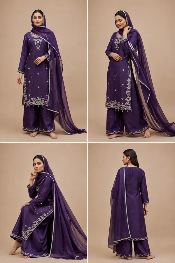 Midnight_Blue_Cotton_Kurta_Set_For_Women