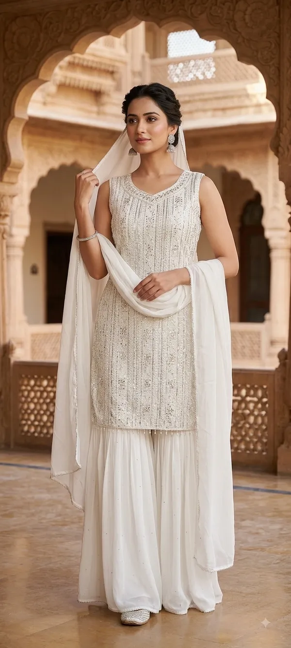 White_Cotton_Kurta_Set_For_Women