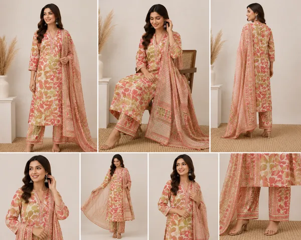 Multicolor_Cotton_Kurta_Set_For_Women