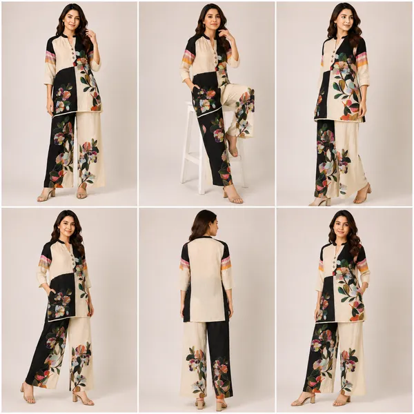 Black_And_White_Printed__Cord_Set_For_Women