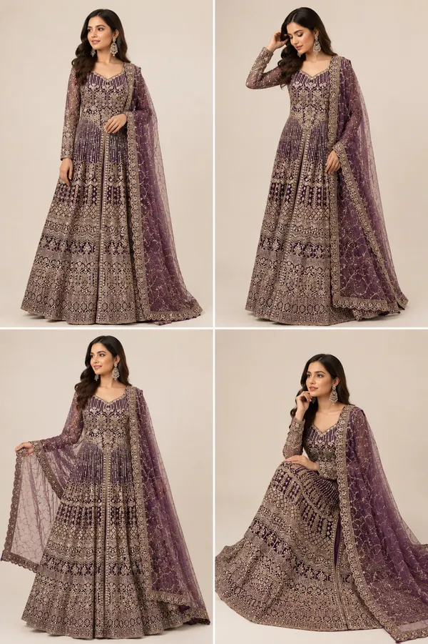 Lavender_Cotton_Top_Skirt_And_Dupatta_For_Women