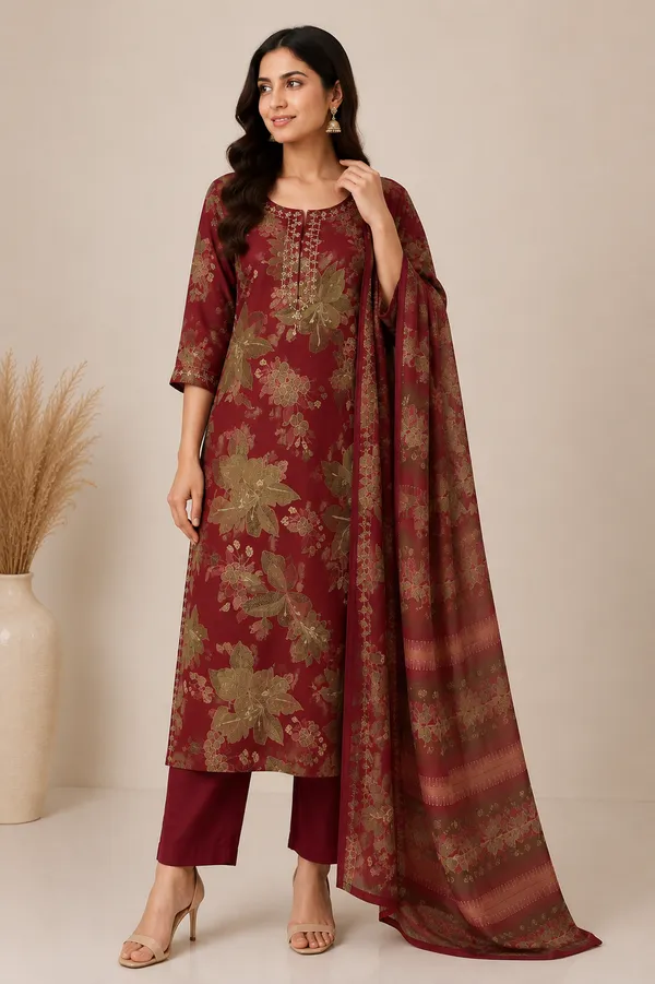 Pitch_Cotton_Kurta_Set_For_Women