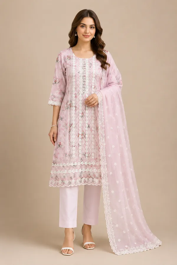 Pink_Cotton_Kurta_Set_For_Women