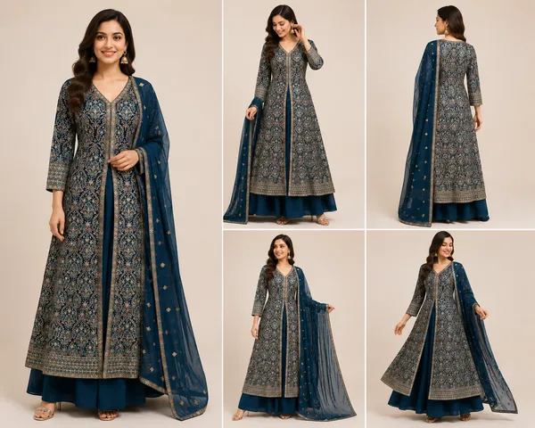 Rama_Green_Georgette_Kurta_Set_For_Women
