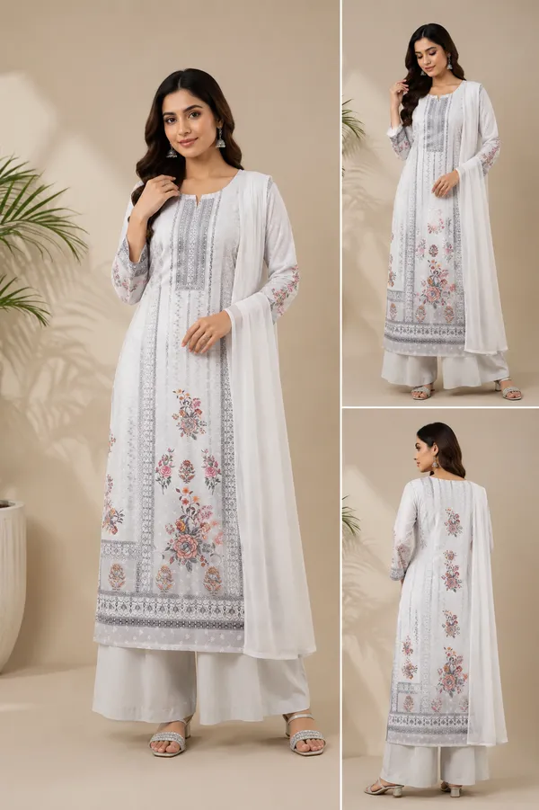 White_Cotton_Unstitched_Kurta_Set_For_women