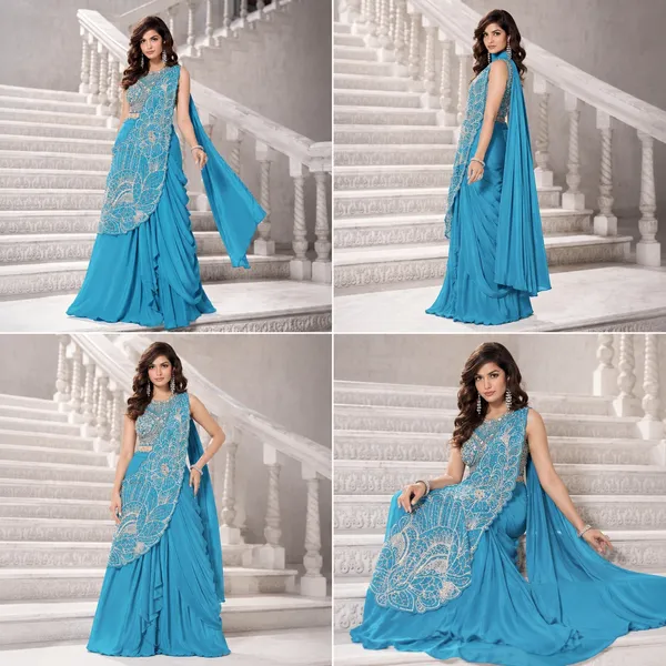 Firozi_Drape_Lehega_For_Women