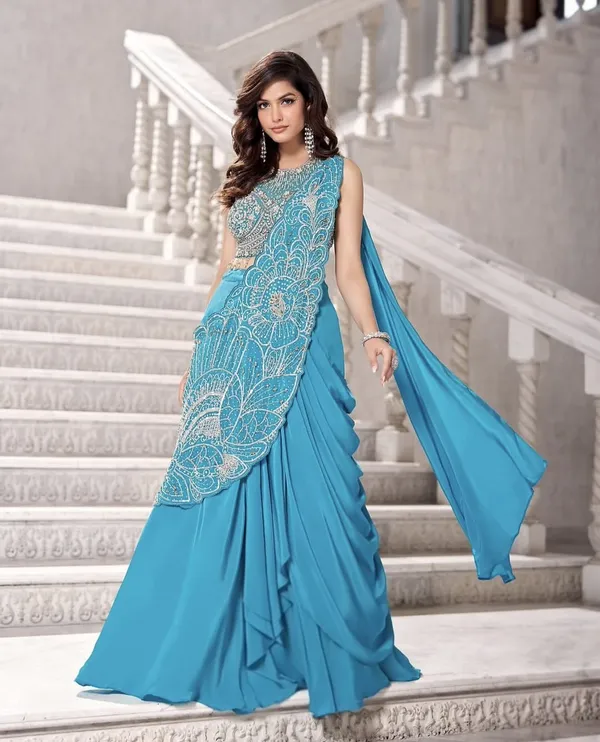 Firozi_Drape_Lehega_For_Women