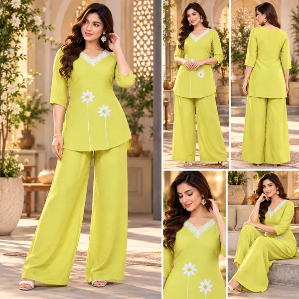 Green_With_White_Embroider_Co-ord_Set_For_Women