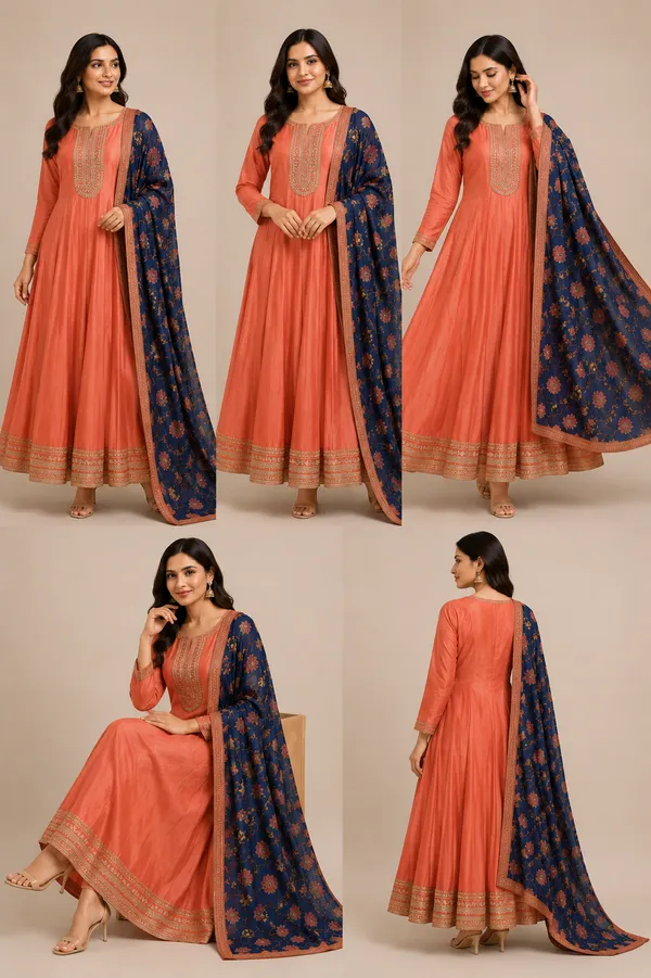 Pitch_Cotton_Kurta_Set_For_Women