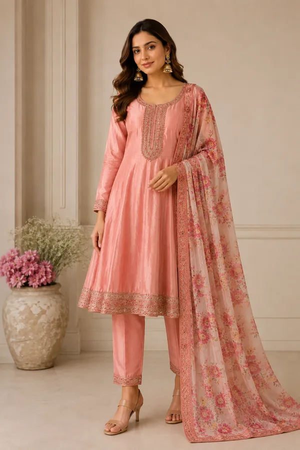 Pitch_Cotton_Kurta_Set_For_Women