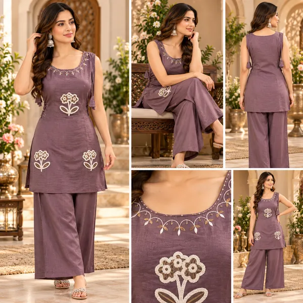 Lavender_Embroided_Co-ord_Set_For_Women