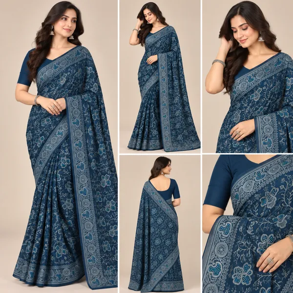 Blue_Georgette_Saree_Fully_Embroded_With_Blouse_Piece_For_women