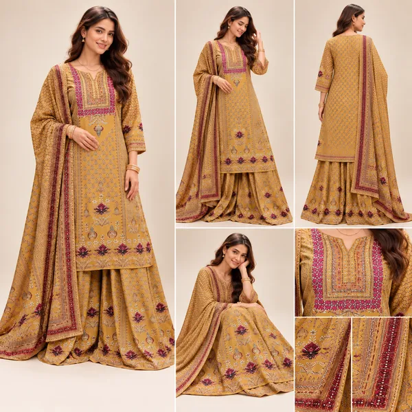 Mustard_Yellow_Plazo_Set_For_Women