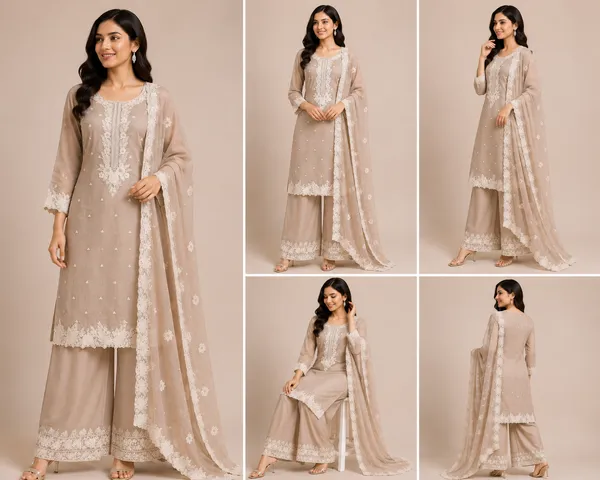 Beige_Muslin_Kurta_Set_For_Women
