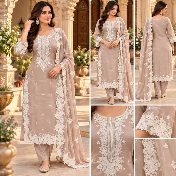 Beige_Muslin_Pant_Set_For_Women