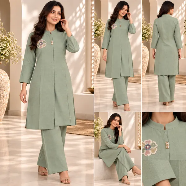 Pista_Green_Long_Cord-Set_For_Women