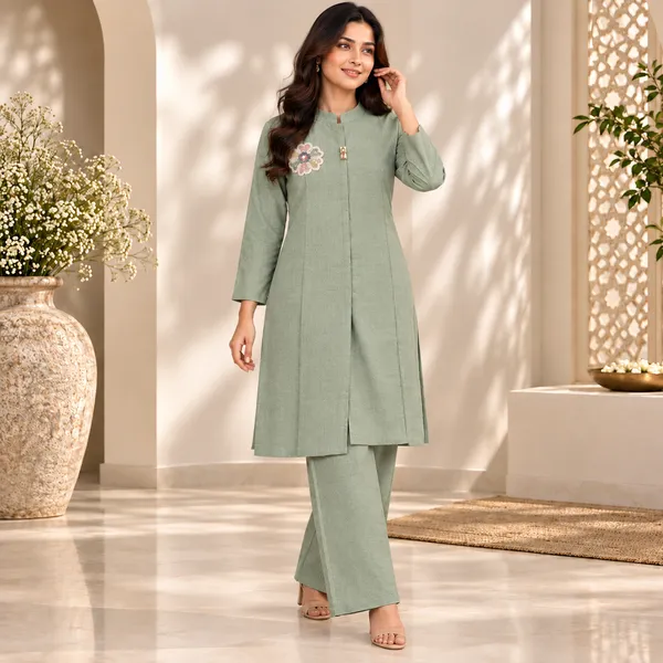 Pista_Green_Long_Cord-Set_For_Women