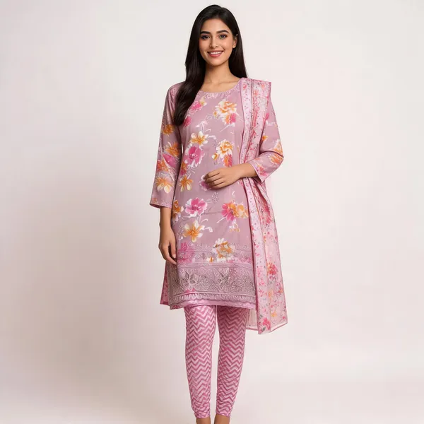Pink_Cotton_Floral_Embroidered_Unstitched_Kurta_Set_For_Women