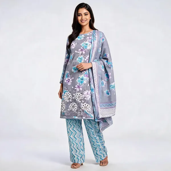 Grey_Cotton_Unstitched_Kurta_Set_For_women