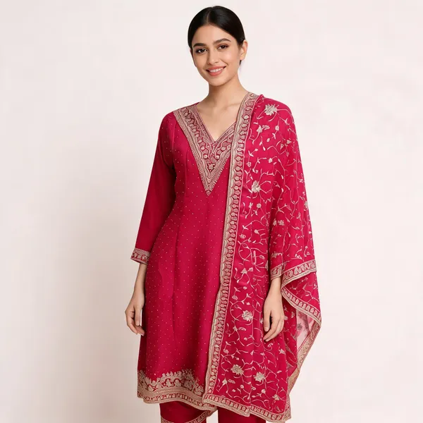 Rani_Pink_Georgette_Anarkali_Top_Pant_Dupatta_Set_For_Women