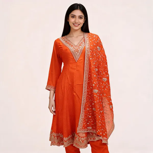 Rani_Pink_Georgette_Anarkali_Top_Pant_Dupatta_Set_For_Women