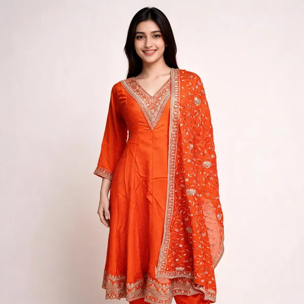 Rani_Pink_Georgette_Anarkali_Top_Pant_Dupatta_Set_For_Women
