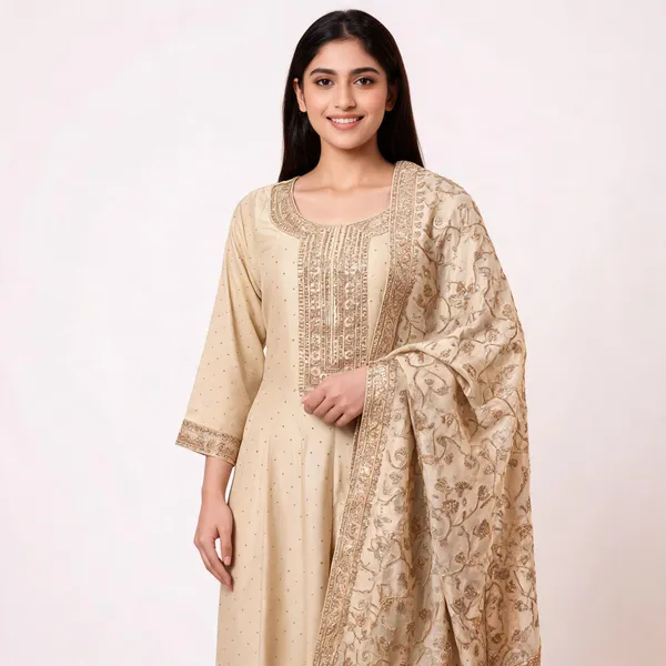 Beige_Vichitra_Anarkali_Top_Pant_Dupatta_For_Women